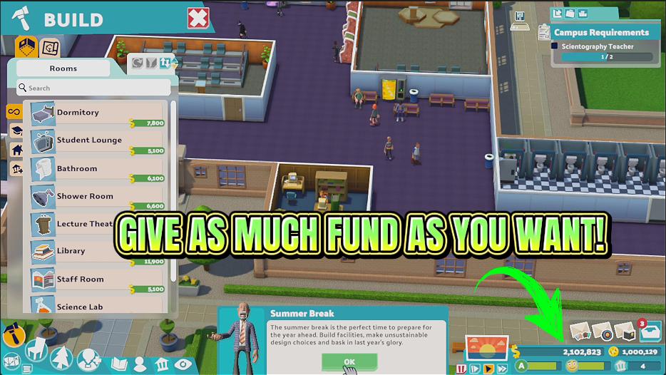 Two Point Campus — Tuition Windfall (screenshot 2)